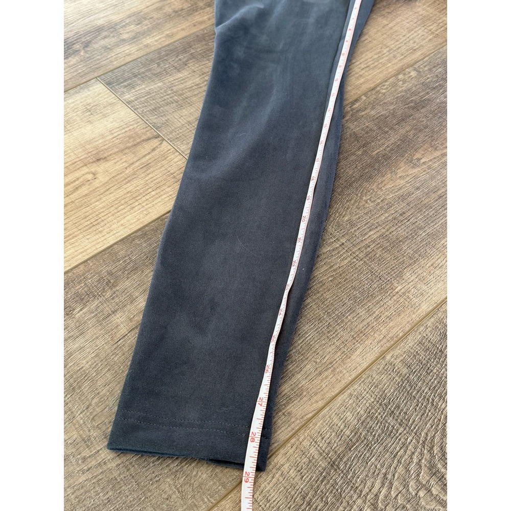 White House Black Market Runway Leggings Suede Size 6 Grey - Picture 7 of 10
